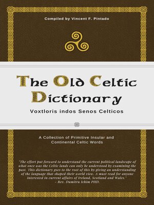 cover image of The Old Celtic Dictionary